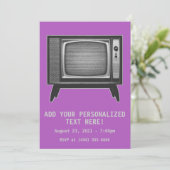 アートレトロポップ・アートのテレビ 招待状 (スタンド正面)