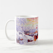 アートロシアのクリスマスギフトマグカップ コーヒーマグカップ (左)