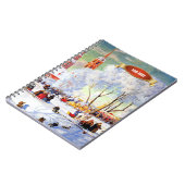 アートロシアのクリスマスギフト手帳 ノートブック (左側)