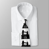 アートロンドポップ・アートのンタワーブリッジシルエット ネクタイ (タイ)