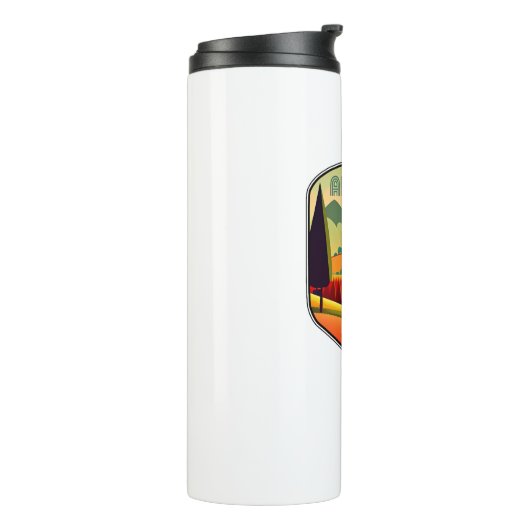 アートローブ・トレイルのノースカロライナの色 タンブラー (回転左)