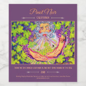 アートワインラベル「マイティなワインメーカー」 ワインラベル (シングルラベル)