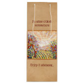 アートワイン抱き枕 ワインギフトバッグ (正面)