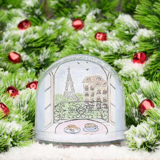 アートワークお洒落パリエッフェルタワーで写真を追加 (クリスマス)