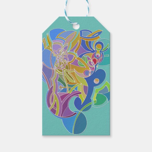 アートワークお洒落 ギフトタグ (正面)