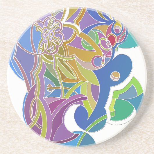 アートワークお洒落 コースター (正面)