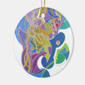 アートワークお洒落 セラミックオーナメント (左)