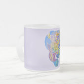 アートワークお洒落 フロストグラスマグカップ (正面左)