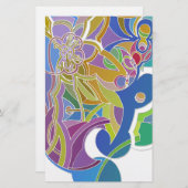 アートワークお洒落 便箋 (正面/裏面)