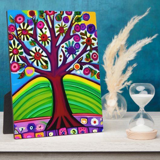 アートワークかわいらしお洒落 | AIで生成されたアート フォトプラーク (側面)