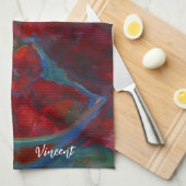 アートワークのアップロード |次カスタムへ絵画変更 キッチンタオル (四つ折り)