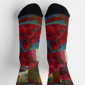 アートワークのアップロード |次カスタムへ絵画変更 ソックス (上部)