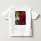 アートワークのアップロード |次カスタムへ絵画変更 トドラーTシャツ (裏面)