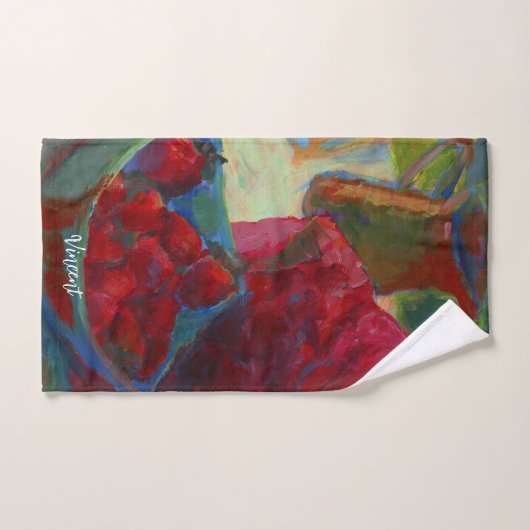 アートワークのアップロード |次カスタムへ絵画変更 バスタオルセット (ハンドタオル)