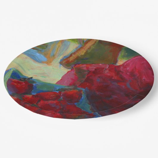 アートワークのアップロード |次カスタムへ絵画変更 ペーパープレート (アングル)