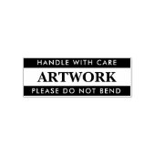 アートワークのハンドル気にを曲げないでください セルフインキングスタンプ (デザイン)