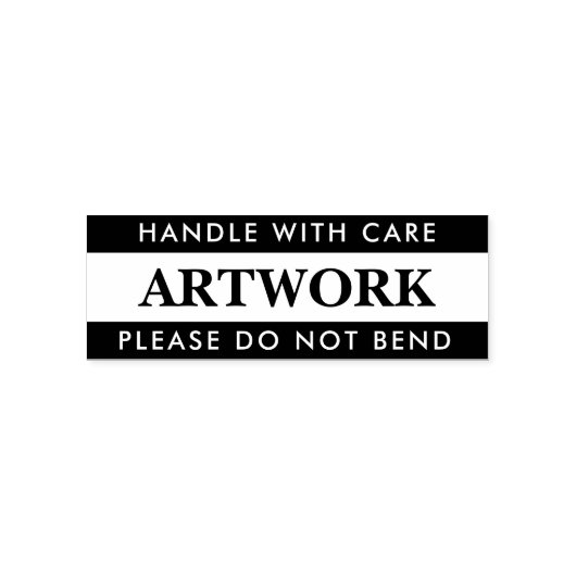 アートワークのハンドル気にを曲げないでください セルフインキングスタンプ (デザイン)