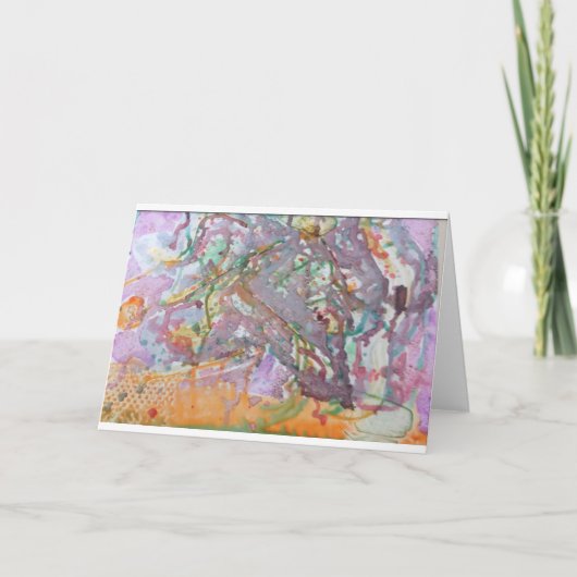 アートワークの挨拶状 カード (正面)