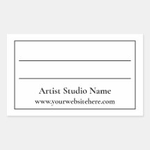 アートワークの背面ラベルシール