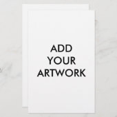 アートワークの追加 便箋 (正面/裏面)