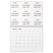 アートワークまたはおもしろいの感動的な設計イギリスのカレンダー カレンダー (2月 2026)