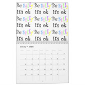 アートワークまたはおもしろいの感動的な設計イギリスのカレンダー カレンダー (1月 2026)