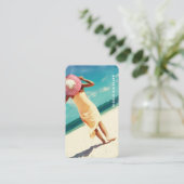 アートワークをQRコードクリエイティブ・デザイナでアップロード 名刺 (スタンド正面)