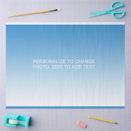 アートワークカスタムのパーソナライズ写真の名前の追加文字 薄葉紙 (クラフト)