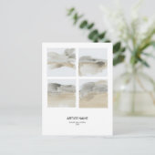 アートワークコラージアーティストポストカードテンプレート シーズンポストカード (スタンド正面)