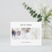 アートワークコラージアーティストポストカードテンプレート ポストカード (スタンド正面)