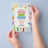 アートワークショップフライヤー チラシ (ハンドル)