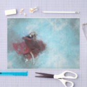 アートワークダンスウーマンデコペティッシュペーパー 薄葉紙 (クラフト)