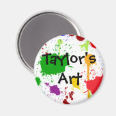 アートワークパーソナライズされた磁石 マグネット (正面/裏面)