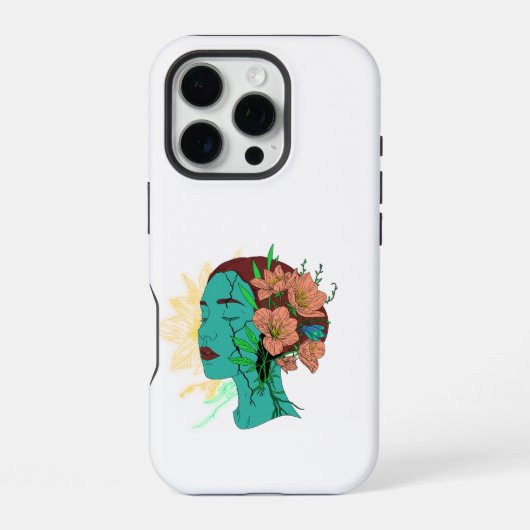 アートワーク内の反射 iPhoneケース (裏面)