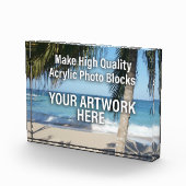 アートワーク用のアクリルフォトブロック フォトブロック (右)