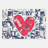 アートワーク紙を分割で校合 ラッピングペーパーシート (正面)