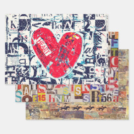 アートワーク紙を分割で校合 ラッピングペーパーシート