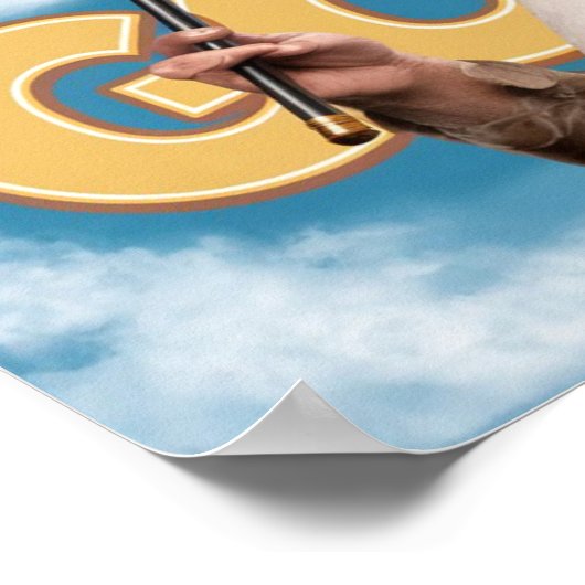 アートワーク間抜けイラストレーショングースおもしろいグース ポスター (角)