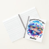 アートワーク鮮やかでヴァージニアの魅力を探る ノートブック (内部)