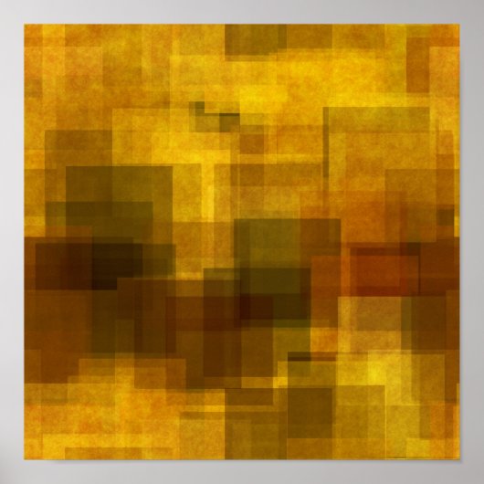 アートヴィンテージカラフル抽象芸術幾何学2 ポスター (正面)