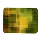 アートヴィンテージカラフル抽象芸術幾何学2 マグネット (横)