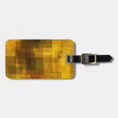 アートヴィンテージカラフル抽象芸術 ラゲッジタグ (正面横)