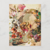 アートヴィンテージシュガースカル花 シーズンポストカード (正面)