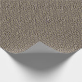 アートヴィンテージダマスクパターン、黄金 ラッピングペーパー (角)