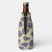 アートヴィンテージ花柄の背景 ボトルクーラー (ボトル裏面)