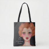 アートヴィンテージ1940s美しい感動的引用文 トートバッグ (正面)