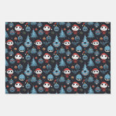 アート不気味クリスマス ラッピングペーパーシート (正面)