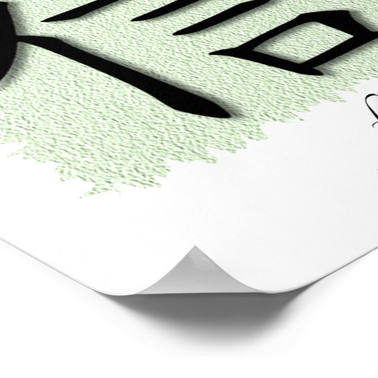 アート中国のプリントのマット信仰の象徴 ポスター (角)