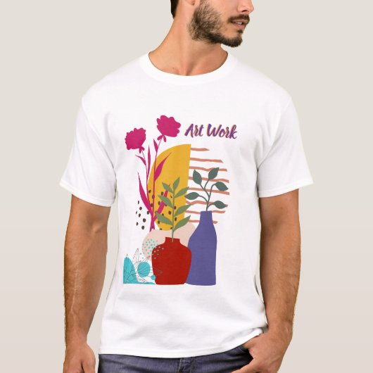 アート作品デザイン Tシャツ (正面)