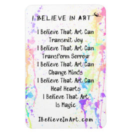 アート信じ宣言のIプロモーション マグネット